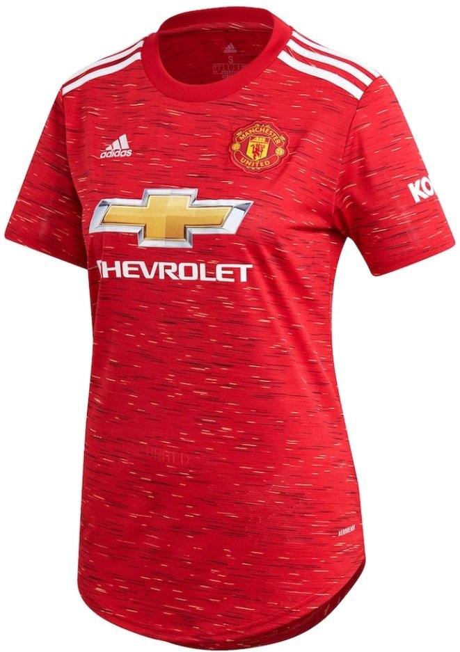 Camisa feminina oficial Adidas Manchester United 2020 2021 I